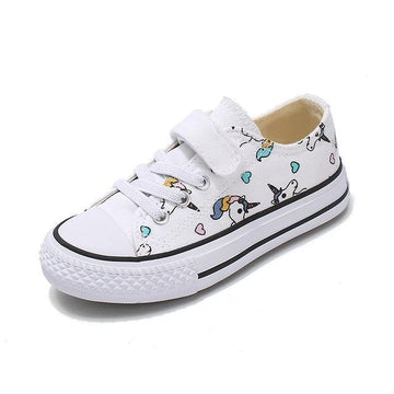 Chaussures Licorne<br> Fille style Converse - Une Licorne