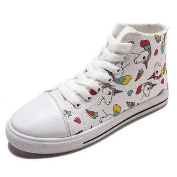 Baskets licorne femme en toile - Licorne