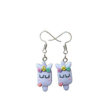Boucles d'Oreilles Licorne<br> Glace - Une Licorne