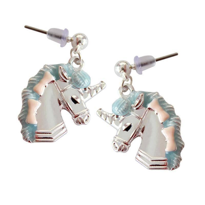 Titanium unicorn earrings sale