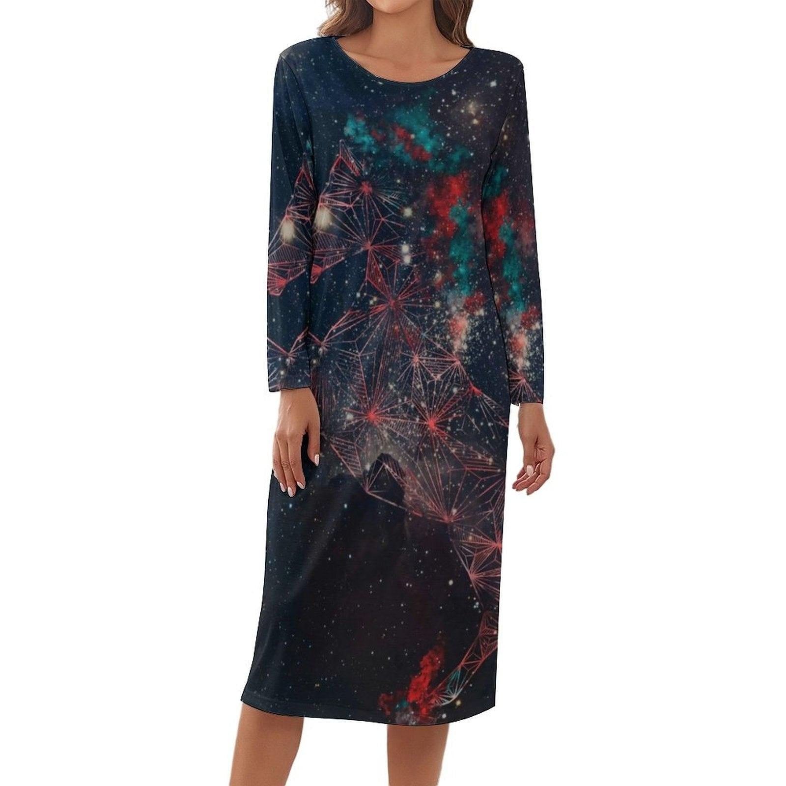 Chemise de nuit licorne manches longues femme - Licorne