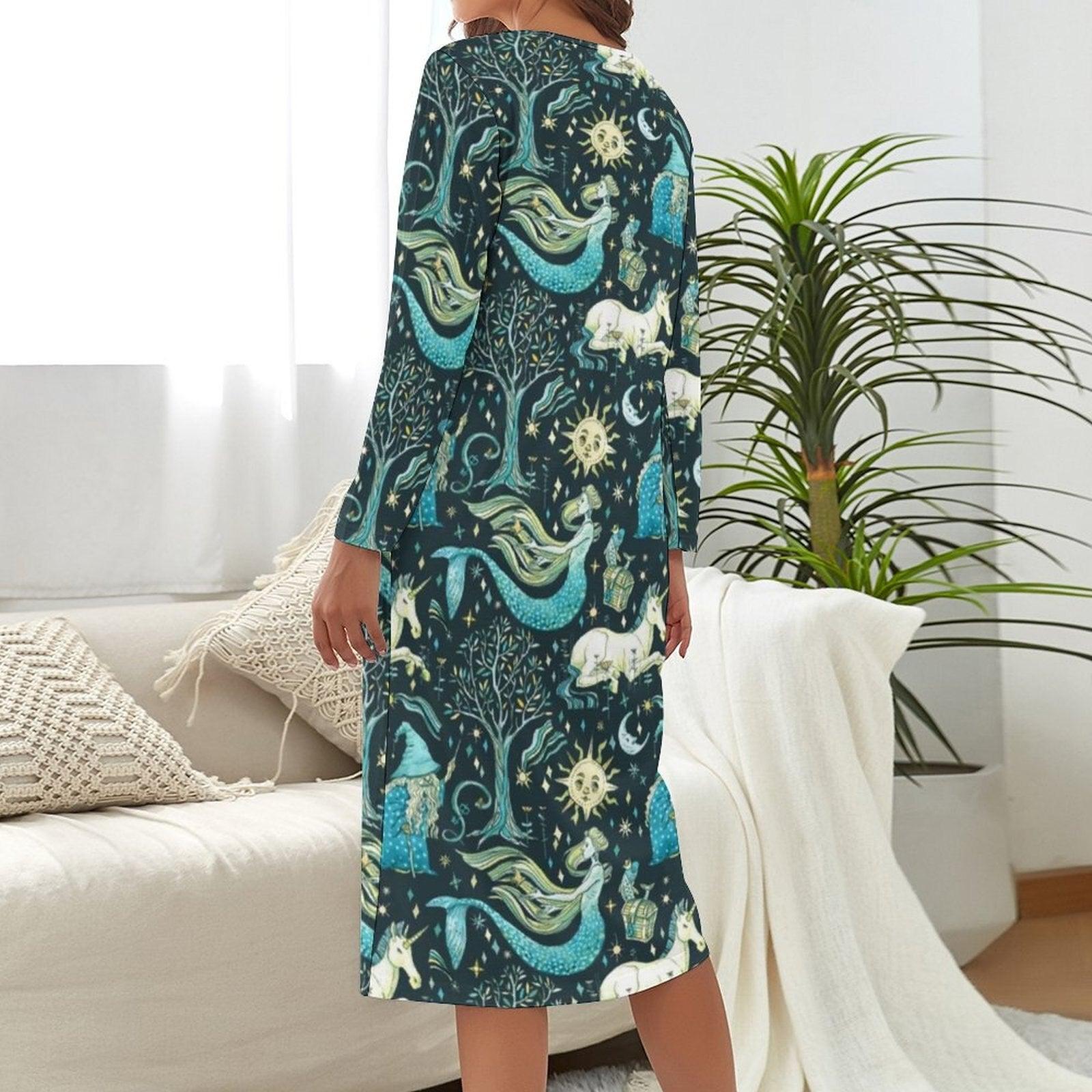 Chemise de nuit licorne classique