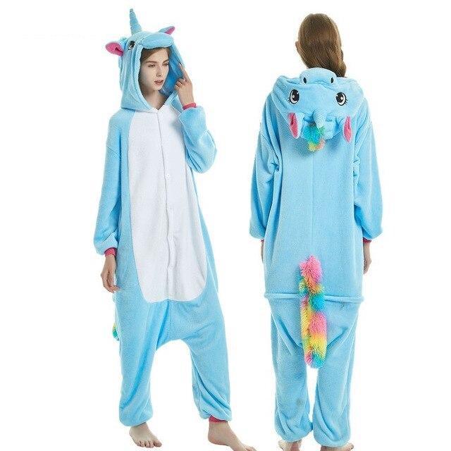 Blue unicorn online pajamas