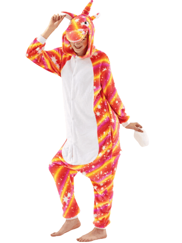 Combinaison licorne orange