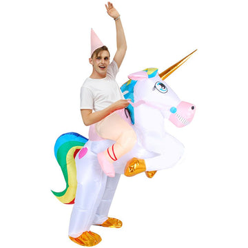 Costume gonflable licorne à monter