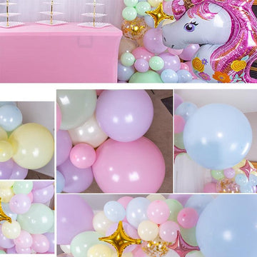 Arche de ballons licorne Kawaii