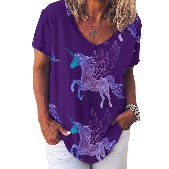 Haut Stylé Licorne Femme - Licorne