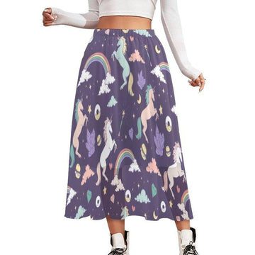 Jupe maxi tendance licorne