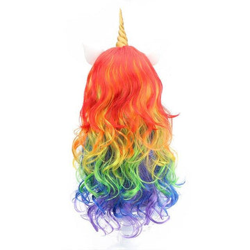 Fausse chevelure licorne girly