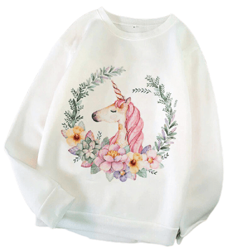 Pull Licorne Blanc - Une Licorne