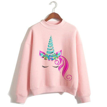 Pull Tête de Licorne - Une Licorne