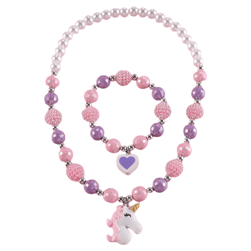 Unicorn necklace 2025 with pearl