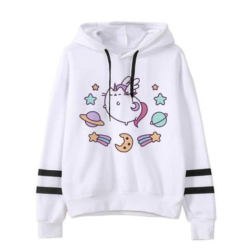 Sweat à capuche Licorne Chat - Une Licorne