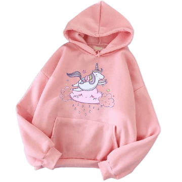 Sweat Licorne Femme Arc-en-ciel - Une Licorne
