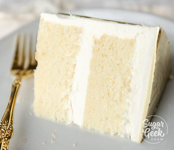 galleta de pastel blanco unicornio