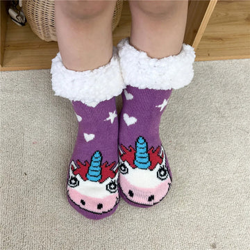 Unicorn Slippers Socks