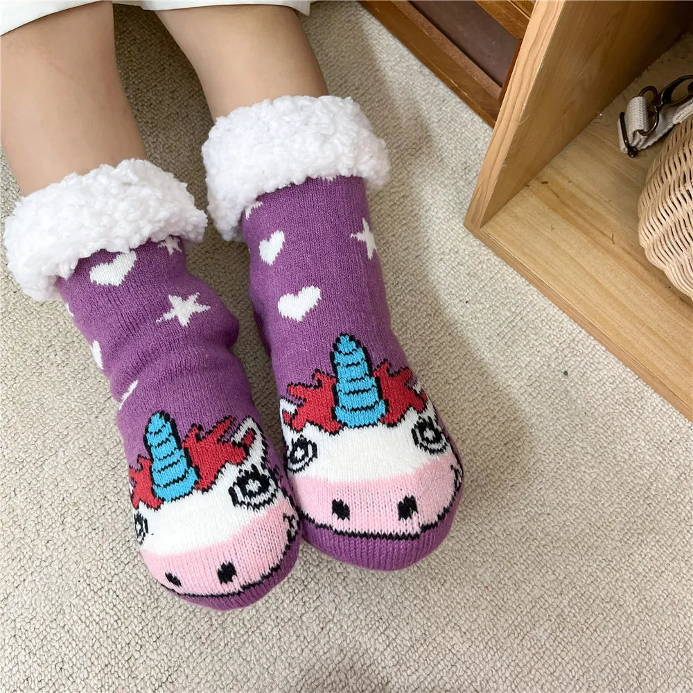 Chaussons-Licorne-Chaussettes
