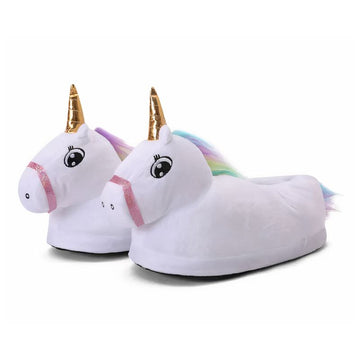 Furry Unicorn Slippers