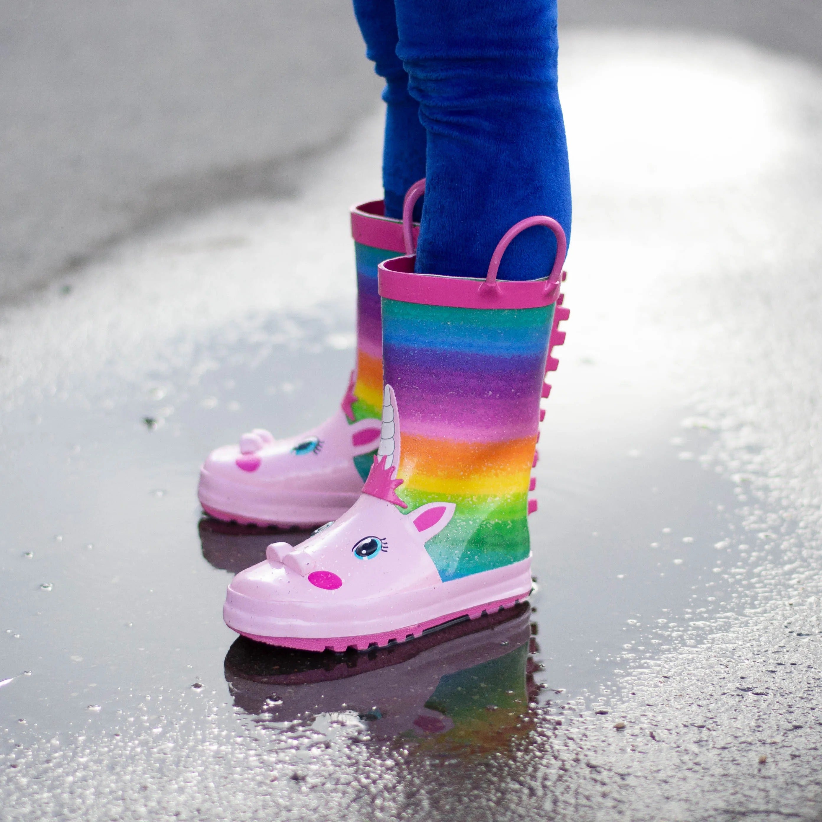 Unicorn cheap rainbow boots