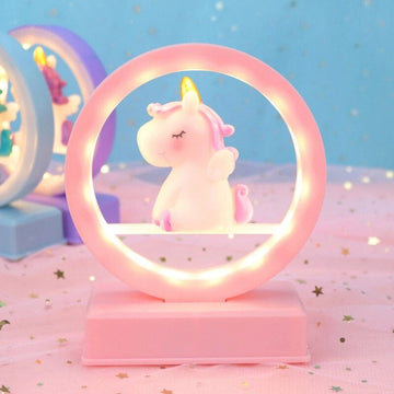 lámpara led unicornio
