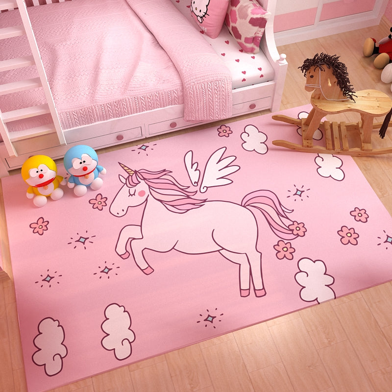 Unicorn pink rug