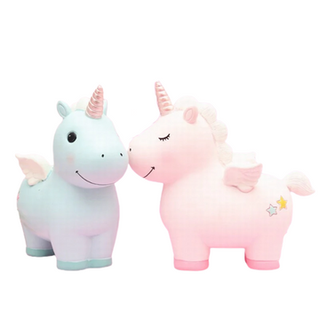 Plush unicorn piggy outlet bank