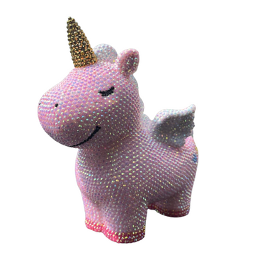 Glitter unicorn piggy bank