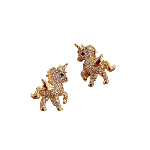 El Regalo Stylish Unicorn Pearl Earring for Girls/ Kids/ Women- Cute Z