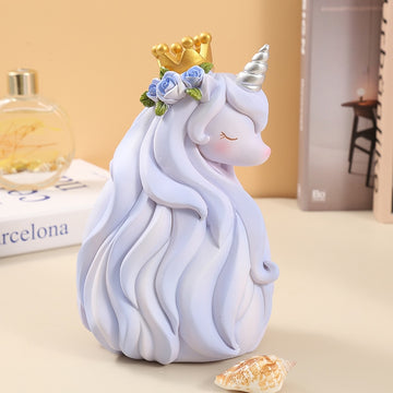 Princess unicorn piggy bank