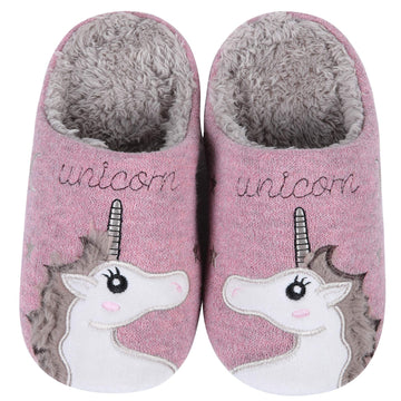 Unicorn slippers for women