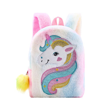 Embroidered unicorn backpack