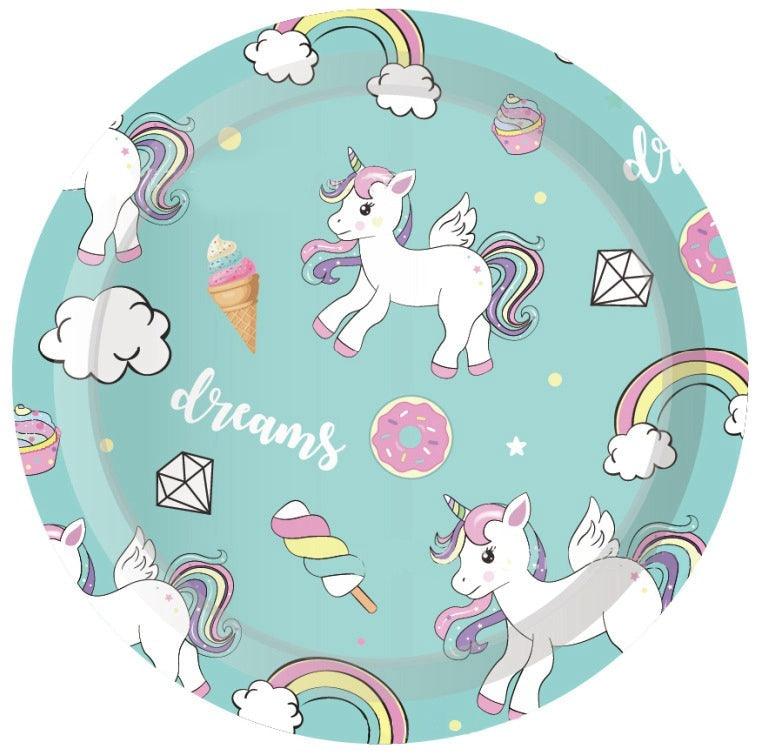 Dreams unicorn plate
