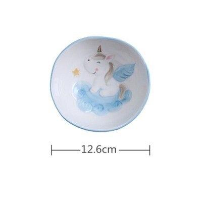 Unicorn porcelain plate - Unicorn