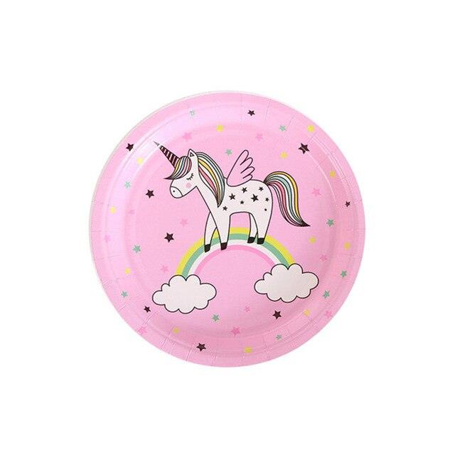 Star unicorn plate - Unicorn