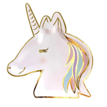 Festive unicorn plate