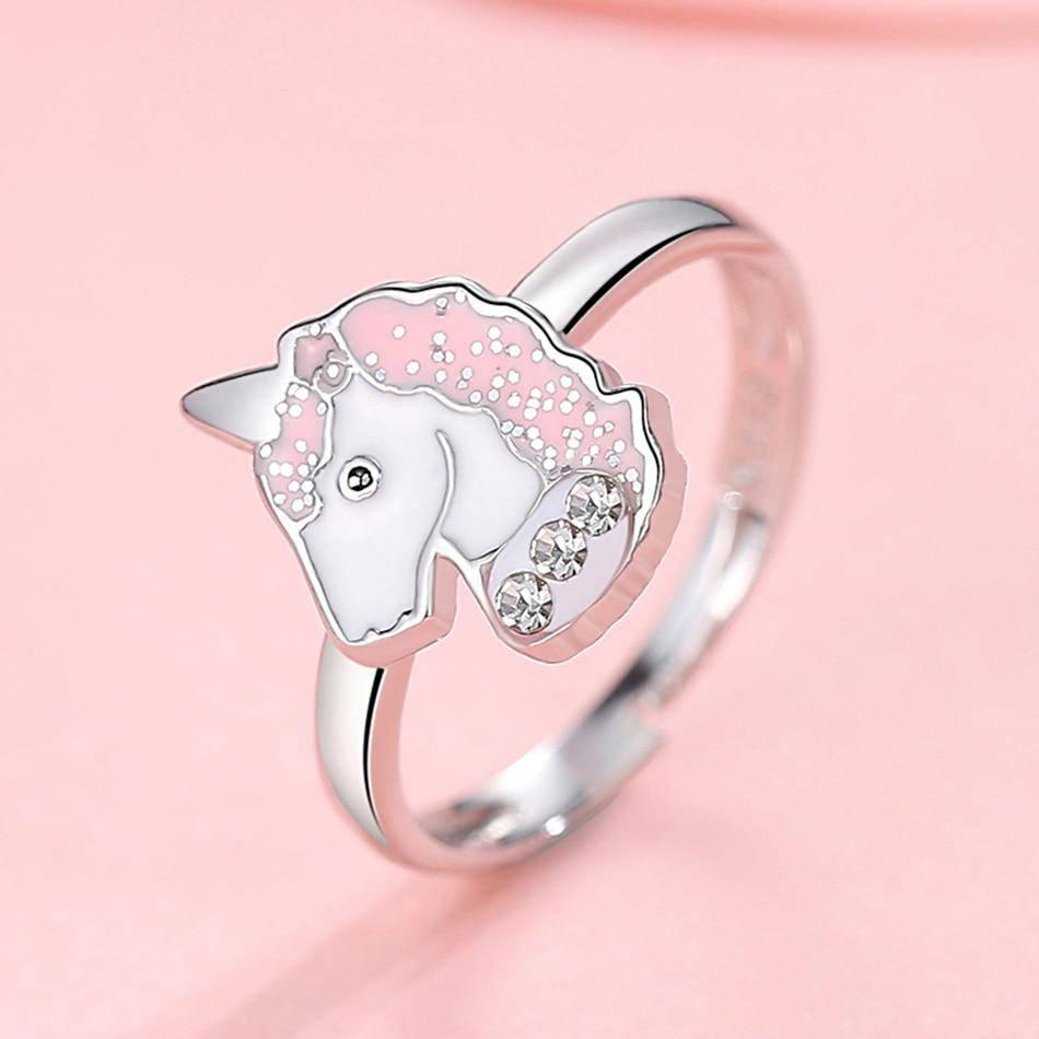 Unicorn Girl s Silver Ring Unicorn