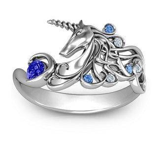 Blue Unicorn Ring - Unicorn