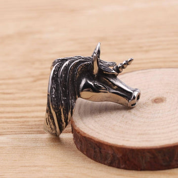 Gothic Unicorn Ring - Unicorn