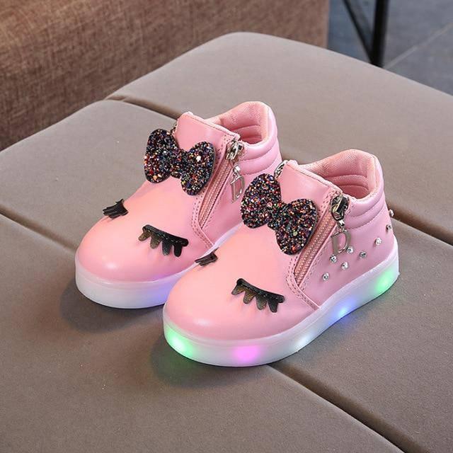 Zapatillas deportivas de unicornio iluminadas para niños - unicornio