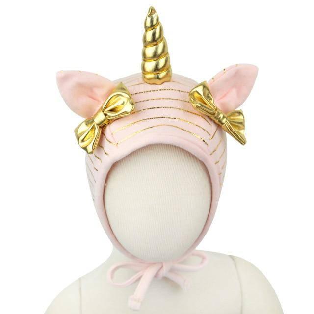 Pink Gold Unicorn Hat - Unicorn