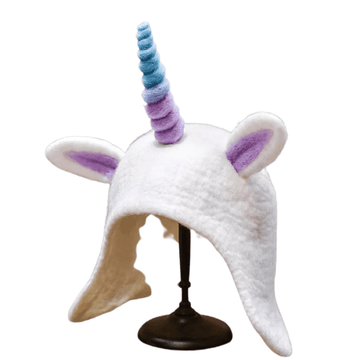 Gorro de unicornio hecho a mano para niña y mujer - Unicornio