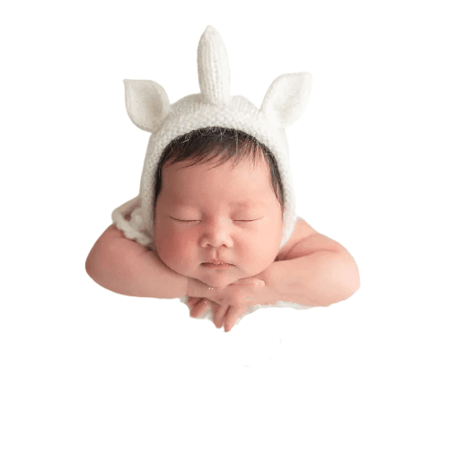Unicorn Hat Newborns White - Unicorn