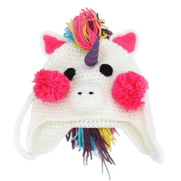 Gorro Crochet Bebé Unicornio Peruano - Unicornio