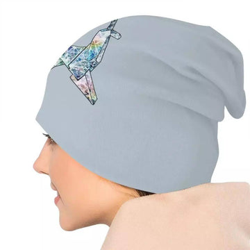 Gray Unicorn Origami Hat For Women - Unicorn