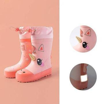 Unicorn Boots Rain Girl - A Unicorn