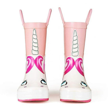 Pink Kawaii Unicorn Rain Boots