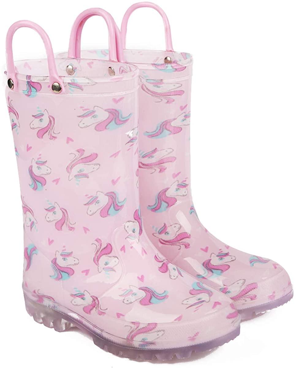 Botte de cheap pluie fille lumineuse