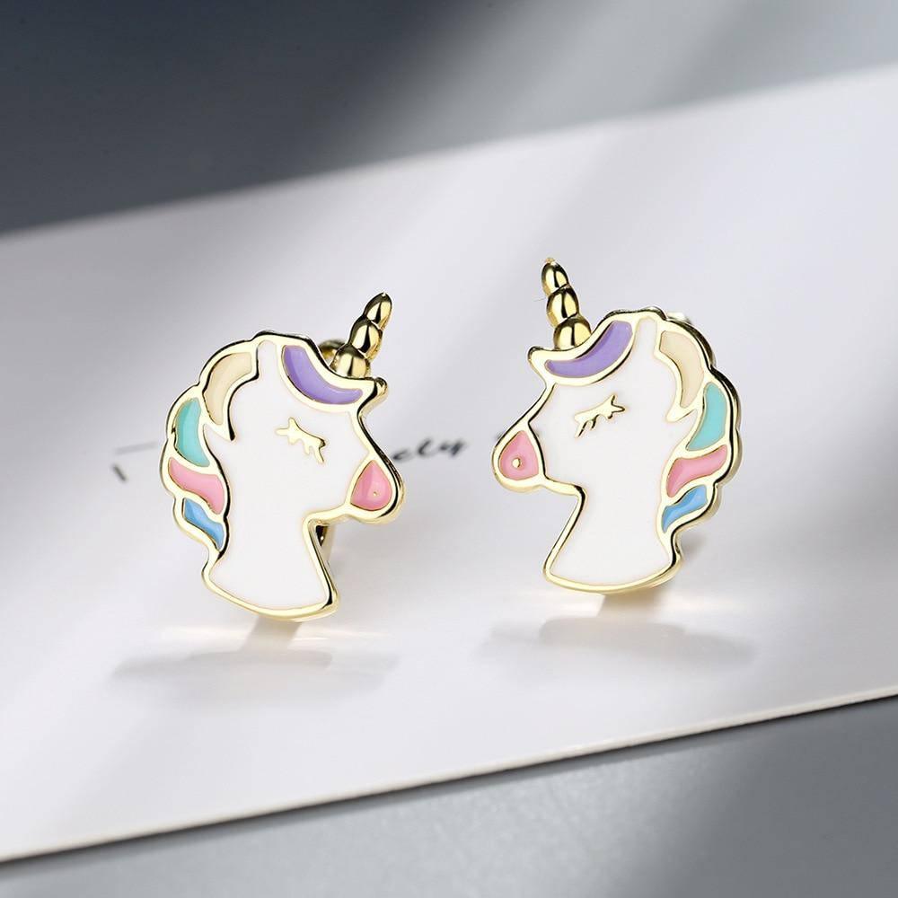 Unicorn earrings Fantasy - A Unicorn