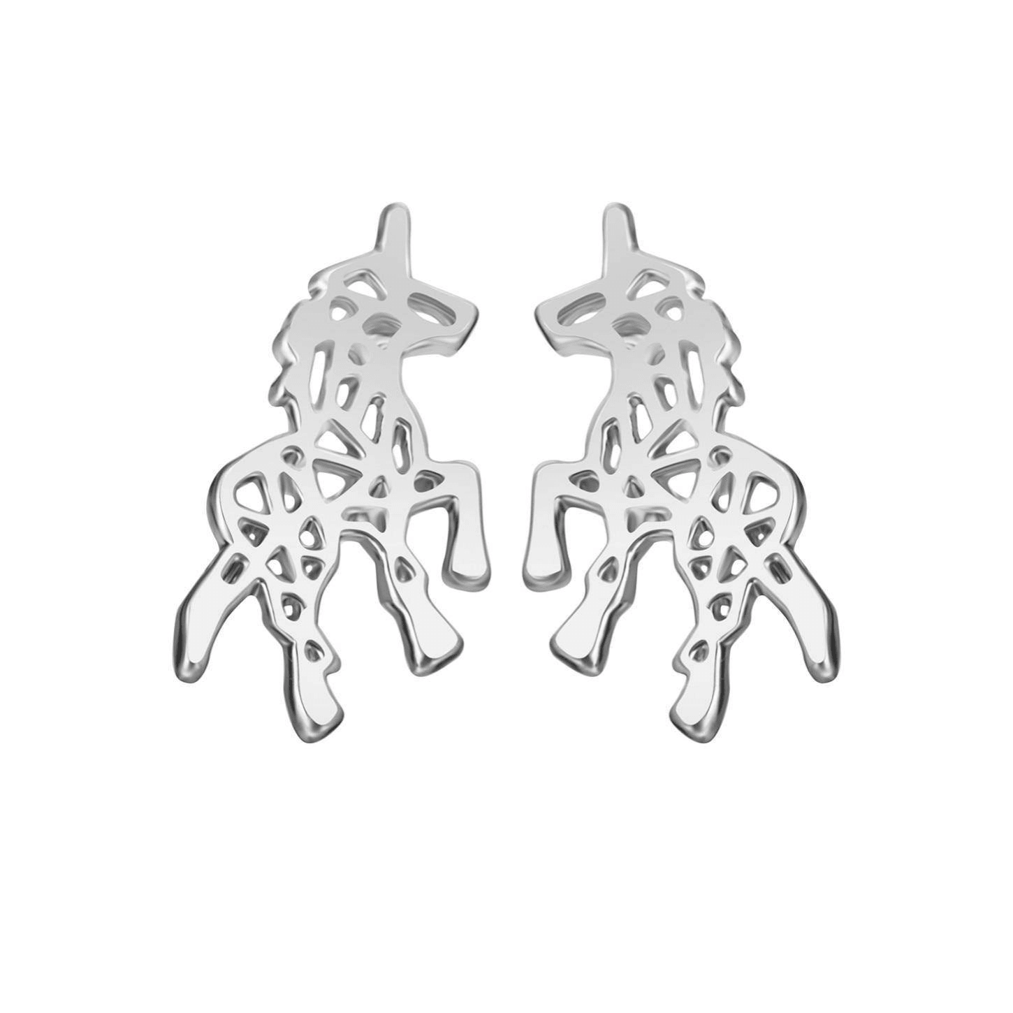 Unicorn earrings Silver - A Unicorn