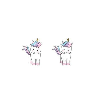 Pendientes de unicornio Joya infantil - Un unicornio